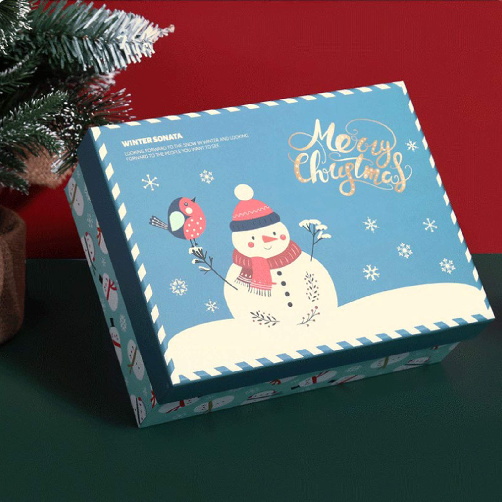 (Tres juegos) bolsas de regalo, cajas de regalo, bolsas de regalo de papel con asas, bolsas de papel navideñas, bolsas de dulces, bolsas de regalo