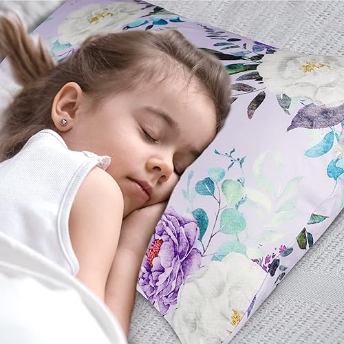 Miniatura 2 de Paquete de 2 fundas de almohada para niños pequeños, fundas de almohada de viaje de algodón jersey de 14 x 20 pulgadas, fundas de almohada ultra