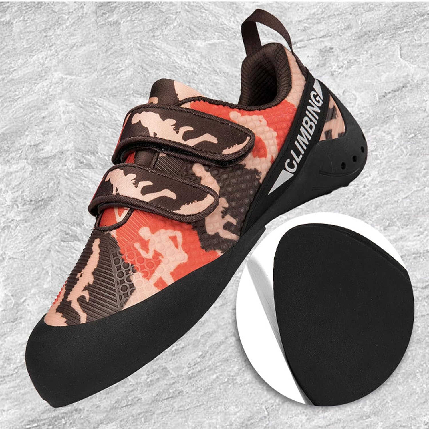 Unisex Lightweight Rock Climbing Boulder Shoes - Durable Anti-Slip Outdoor Gym Sports Climbing Shoes for Beginners