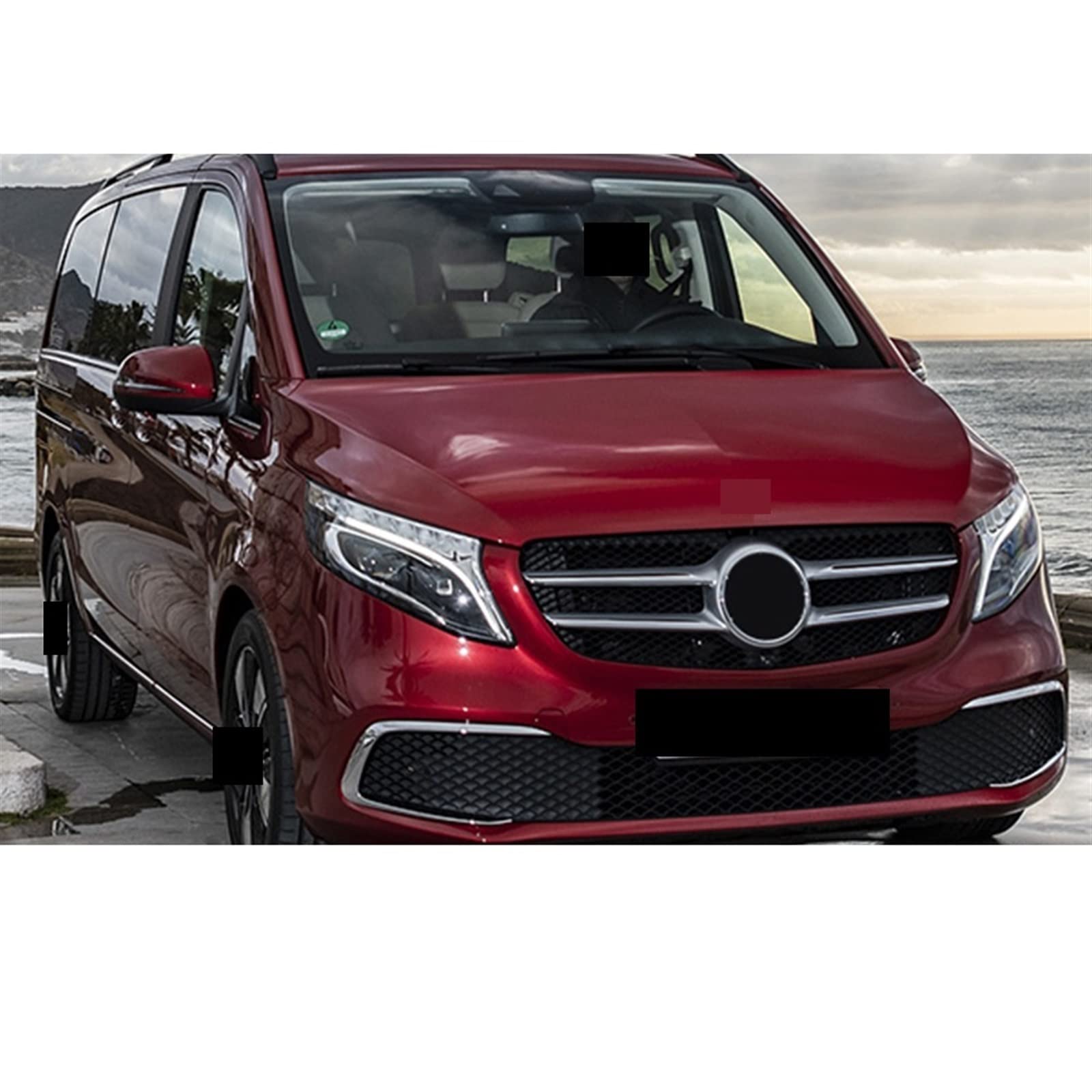 Akcesoria samochodowe stylizacja lampa czołowa kompatybilna z reflektorami Benz Vito 2013-2019 W447 reflektor DRL obiektyw projektora dynamiczny(For Left Hand Drive)