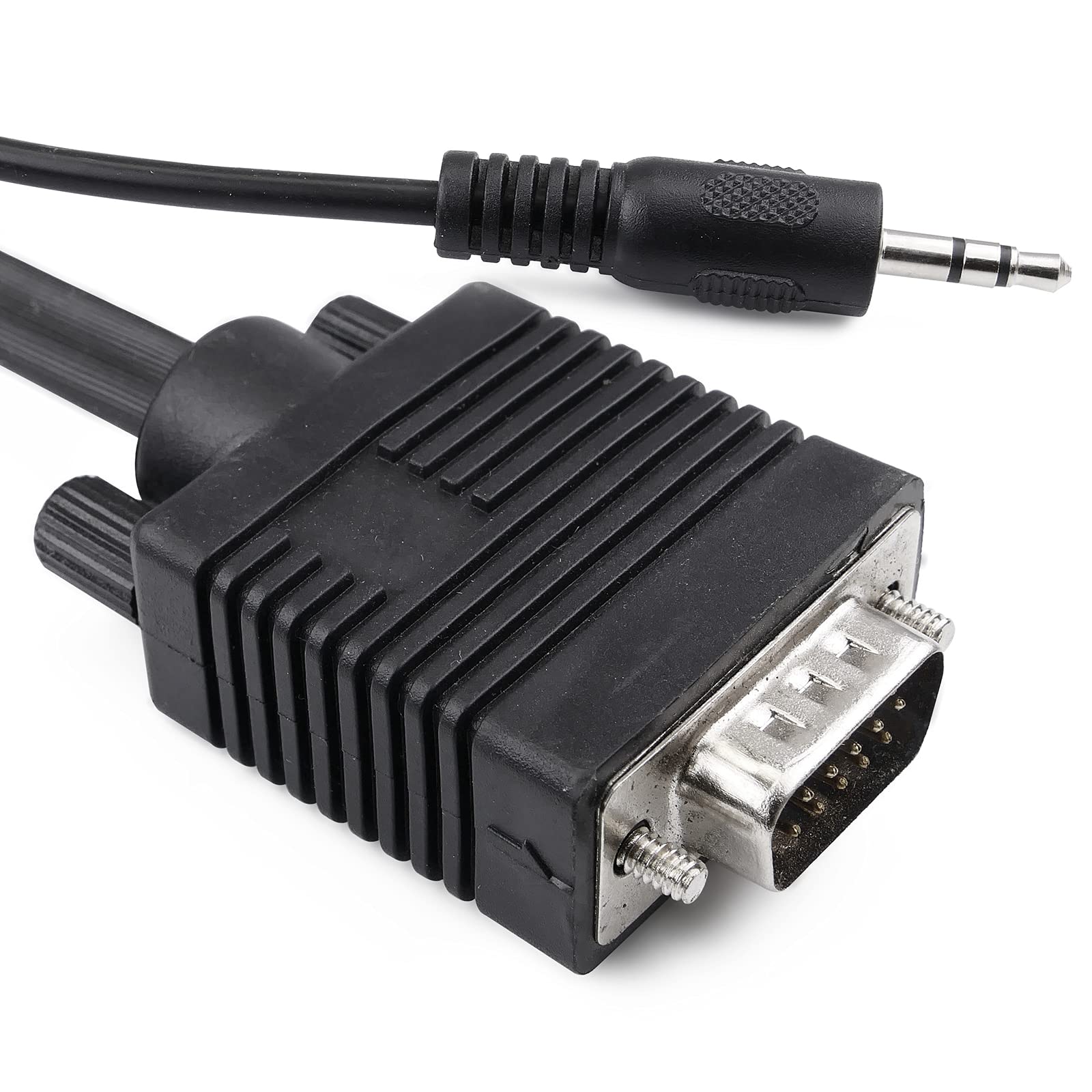 BeMatik - Super VGA Cavo con Jack Audio da 3,5 Maschio Spina mm 20 m