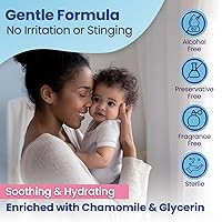 Vista 6 de Toallitas purificadas, no irritantes, sin desgarros, hipoalergénicas y sensibles aprobadas por Dr. Fischer - Prehumedecidas, sin enjuague