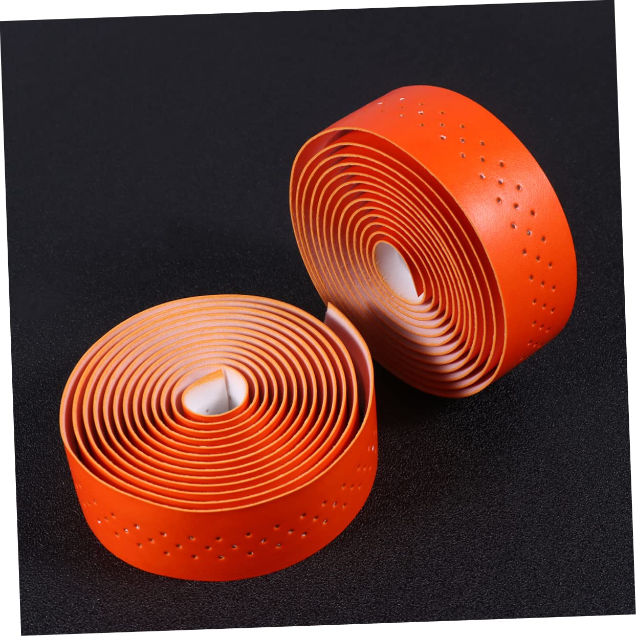 BESPORTBLE 3sets Nastro Manubrio Pu Con Assorbimento Shock Fascia Per Manubrio Per Bici Da Corsa e Mountain Bike Arancione Design Antiscivolo e Installazione Facile