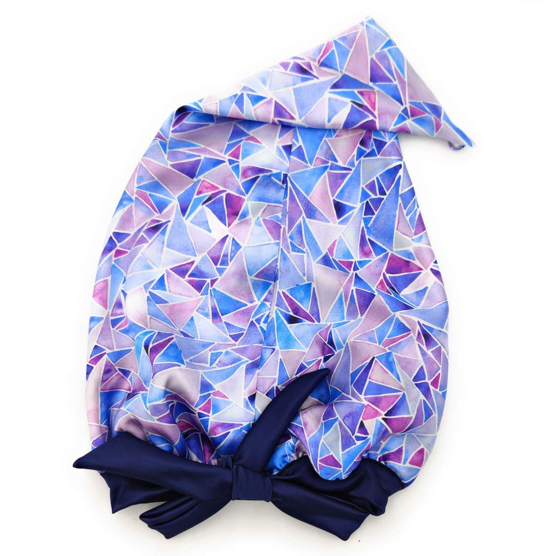 Hairloveindia Printed Satin With Silk Medium Bonnet (11 Momme Mulberry) – Silk Marked Certified (Mosaic Mart)-image-36