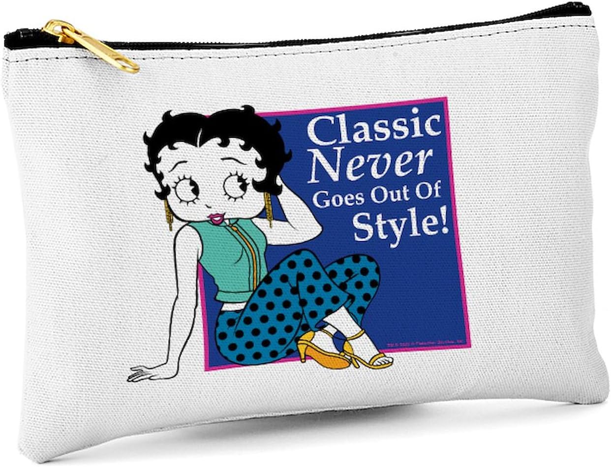 CafePress Betty Boop Classic Style! Zipper Makeup Pouch, 8.5"x6"