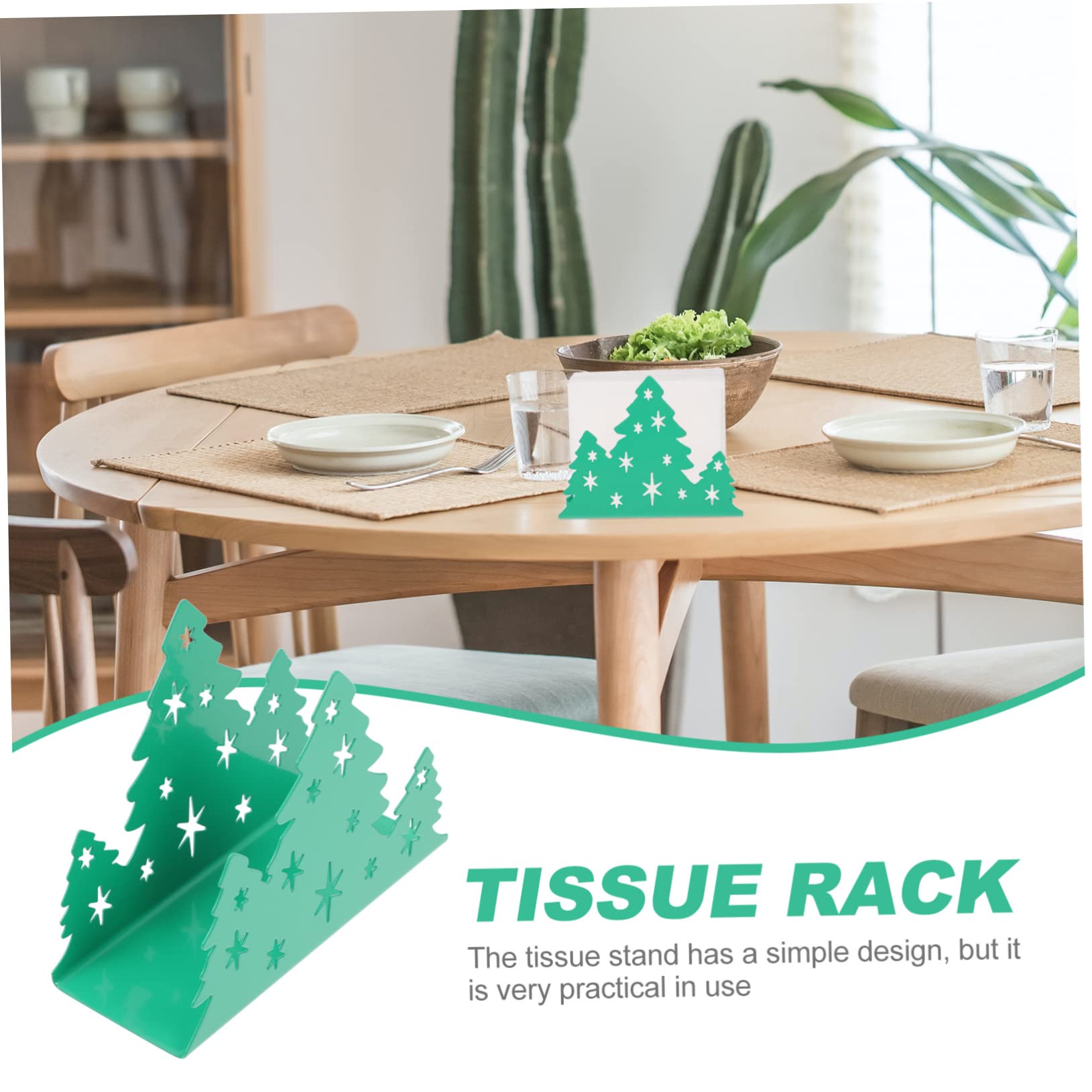 Cabilock 3 Piezas Servilletero De Acero Inoxidable Hogar Montado En Toalla Poseedor Ganchos De Cocina Para Paños De Cocina Utensilio Dispensador De Servilletas De Navidad Accesorios Green