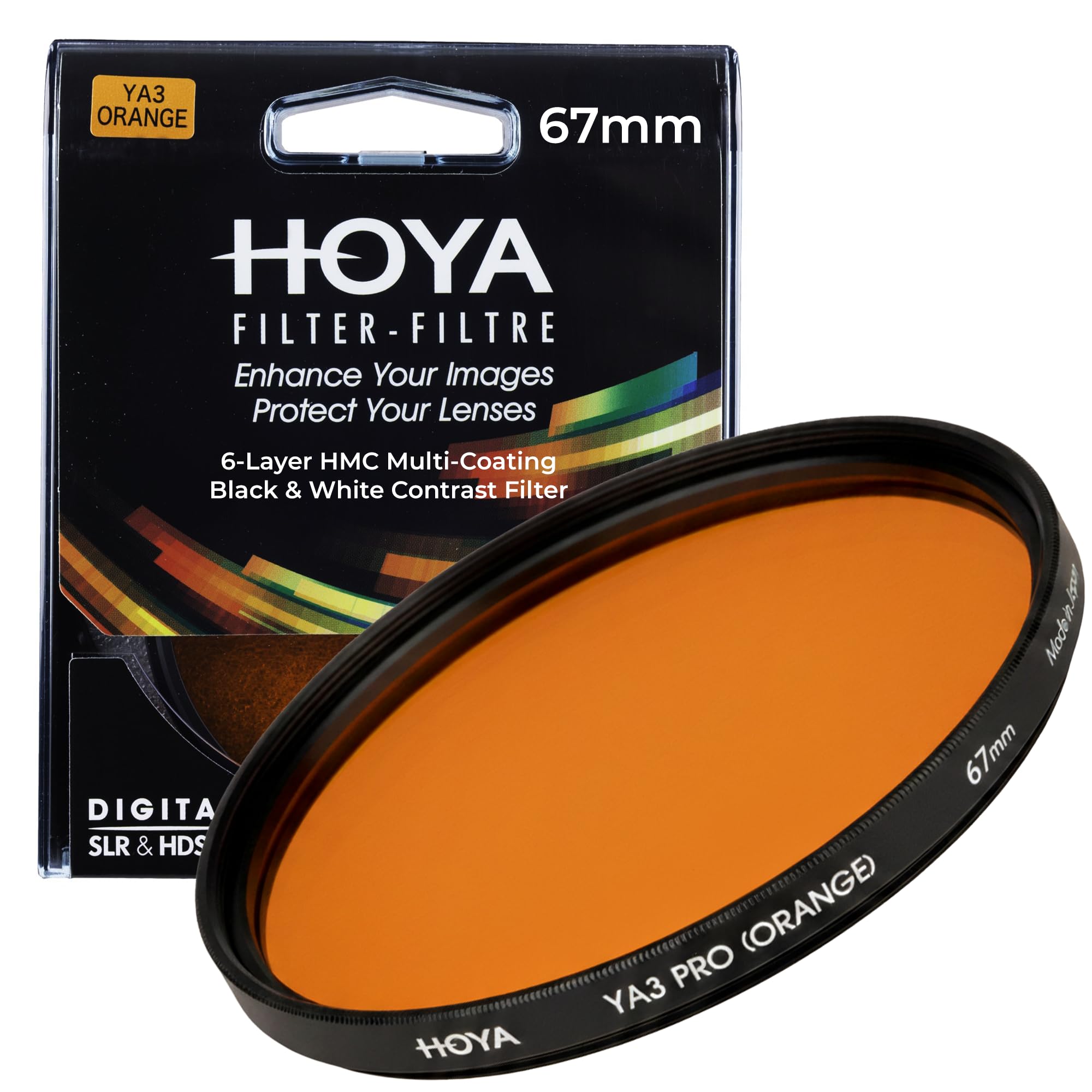 Amazon.com : HOYA 67mm YA3 Orange Filter for B&W Film Photography