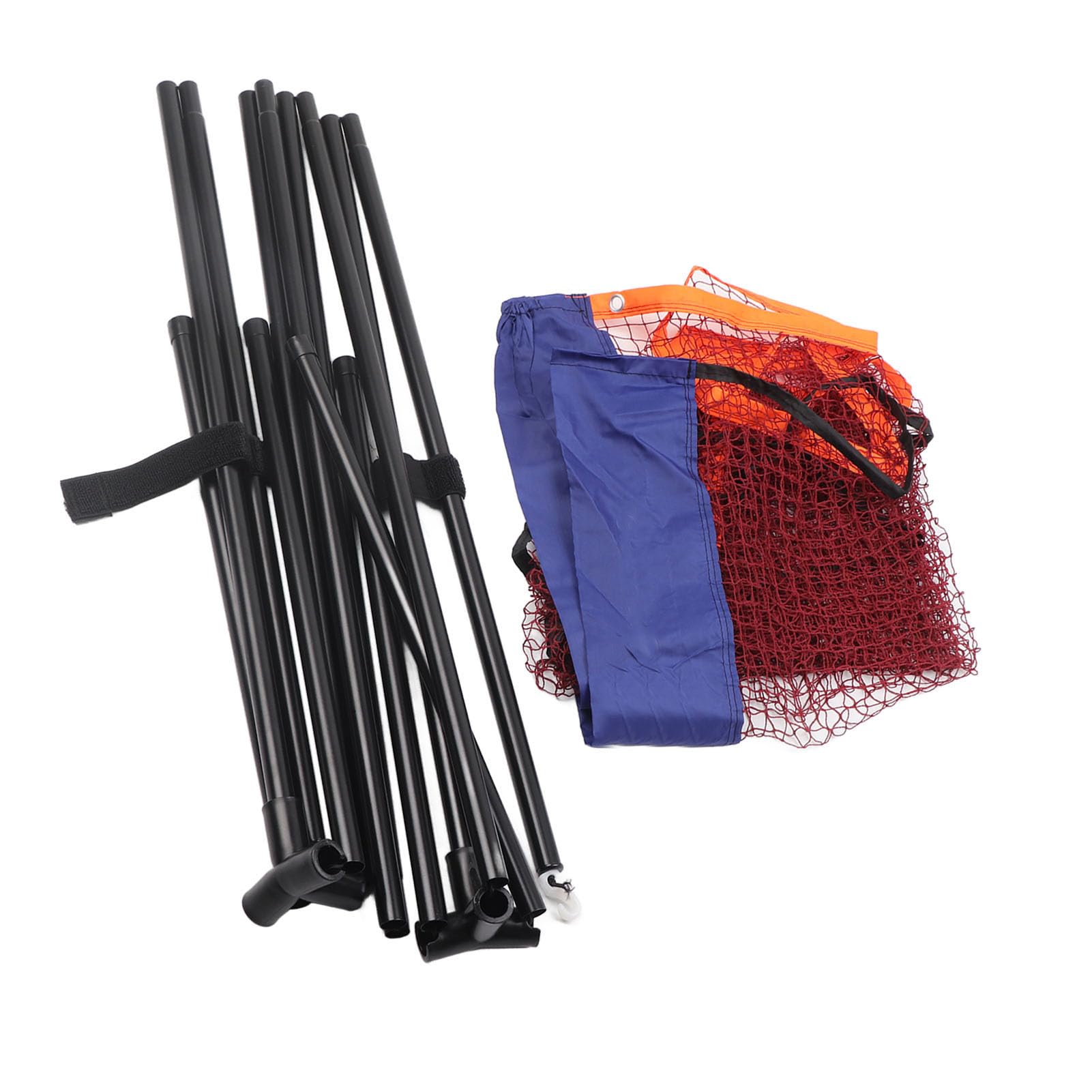 Estante portátil de red de bádminton con altura ajustable para interiores