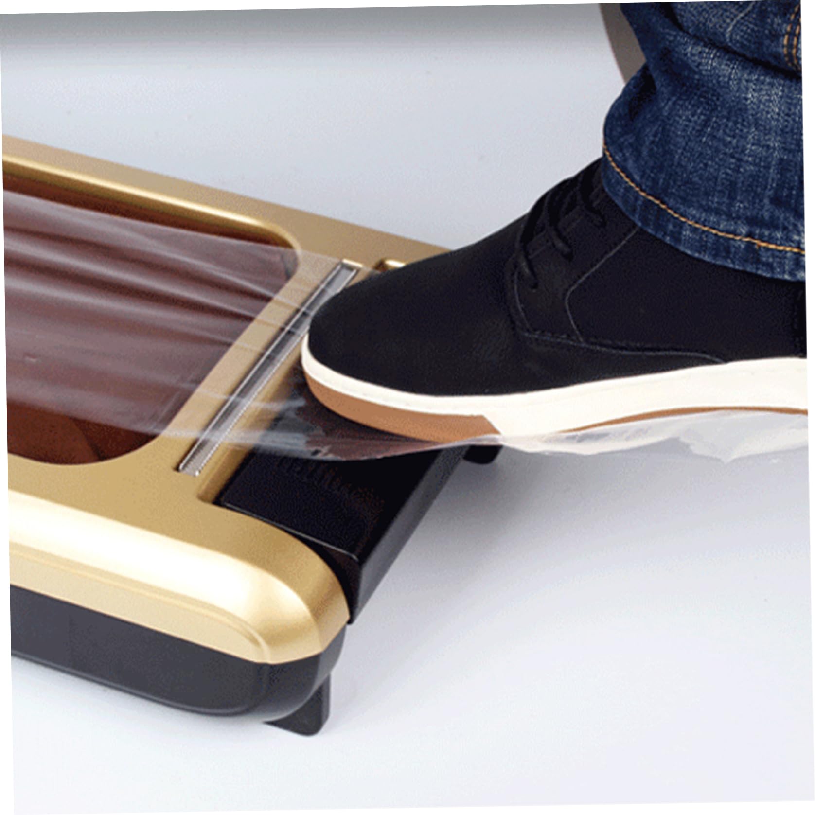 Macchina automatica per pellicole per scarpe, dispenser portatile per copriscarpe con copriscarpe antiscivolo