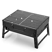 AGM Barbecue Carbone Portatile per 1-4 Persone, Barbecue Grill