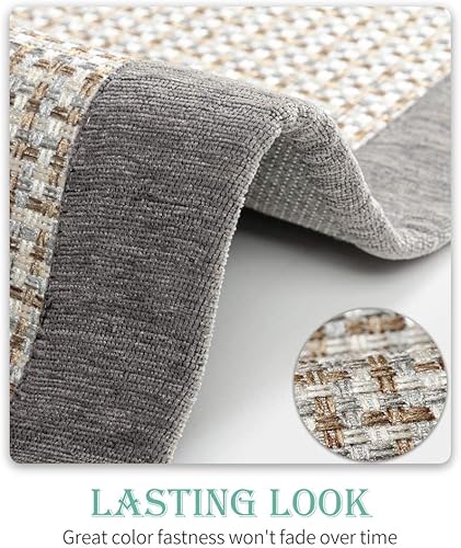 Miniatura 3 de Alfombras y tapetes de cocina antideslizantes lavables absorbentes para cocina tapetes grandes de cocina para frente al fregadero juego de 2 piezas