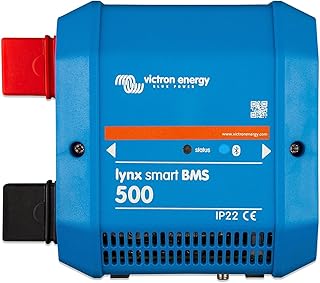 Victron Energy Lynx Smart BMS 500 M8 – Battery Management System for Smart Lithium Batteries, Bluetooth Monitoring, 500A Shunt, Pre-Charge, Contactor, Blue