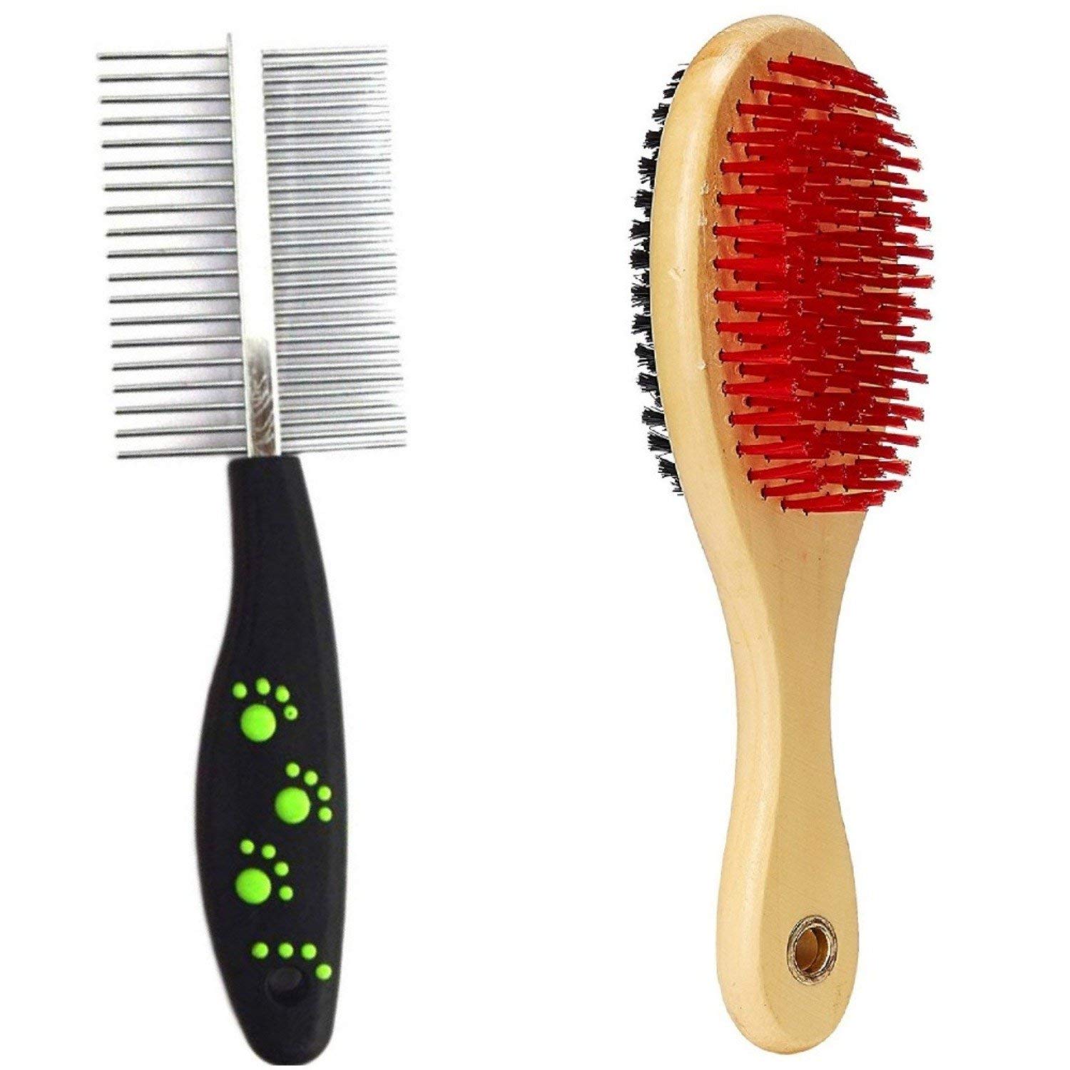 Get More Grooming Wooden Double Side Brush with Double Hair Comb Grooming Combo (Color May Vary) (B091PZHX6J) Amazon Price History, Amazon Price Tracker