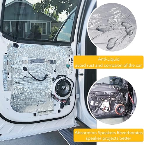 Miniatura 2 de Materiales de amortiguación de sonido automotriz  394 mil 8.7 pies cuadrados alfombrilla de espuma a prueba de sonido para automóvil, amortiguador