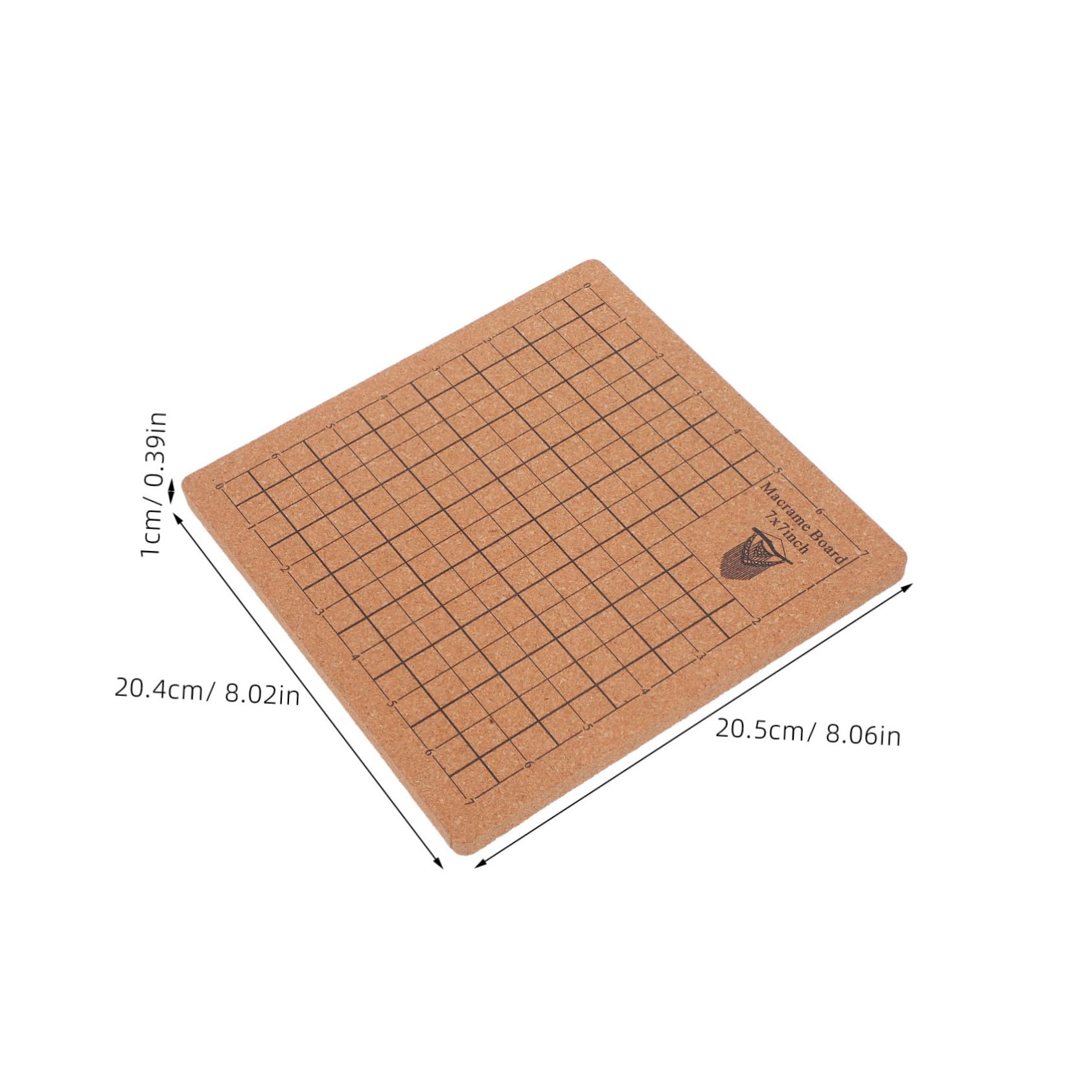 AUTSUPPL Kit Cork Board Pins Braided Square Pillow Portable Lightweight for Home Decor