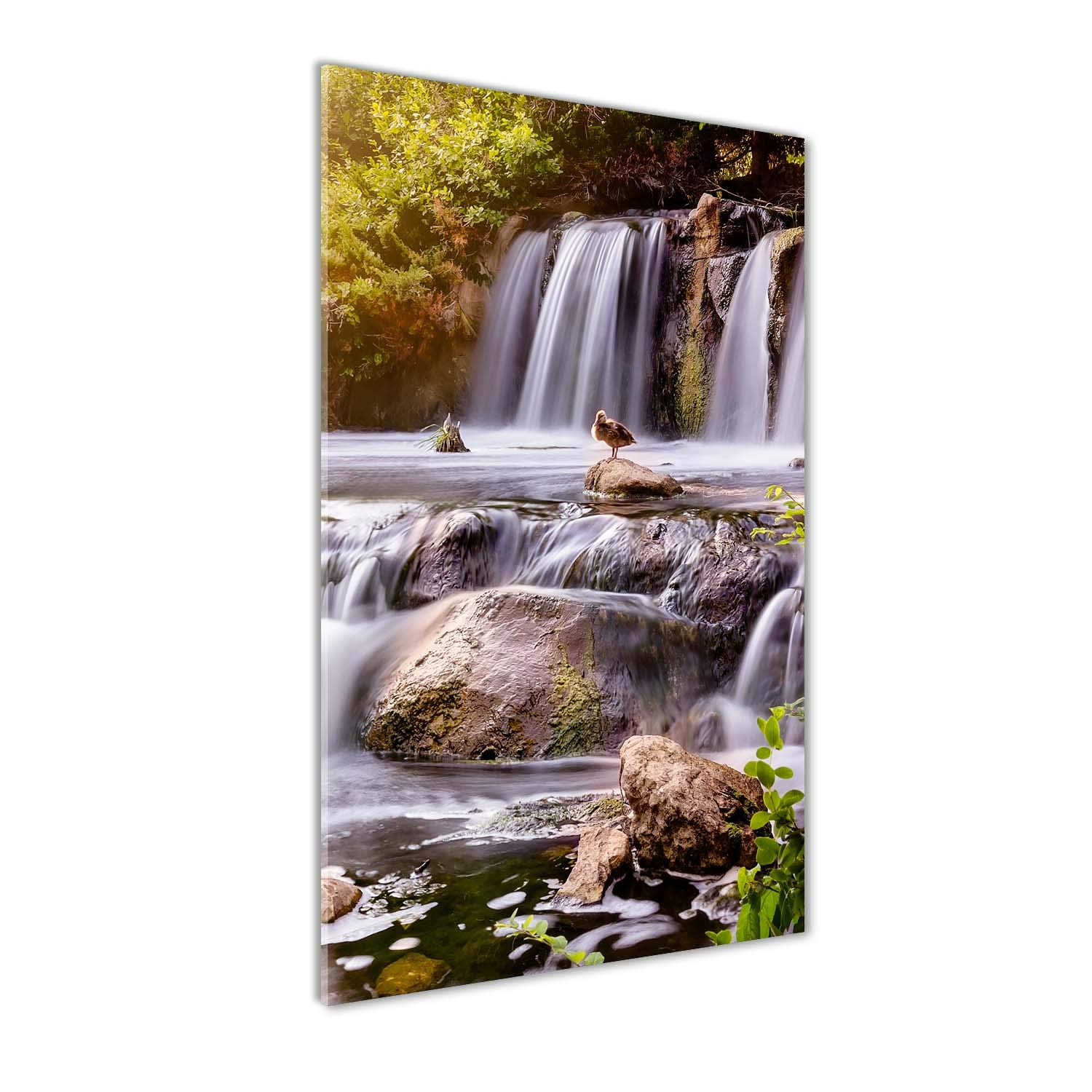 Tableaux pour la mur en plexiglas 70x140 cm vert cascade Tulup