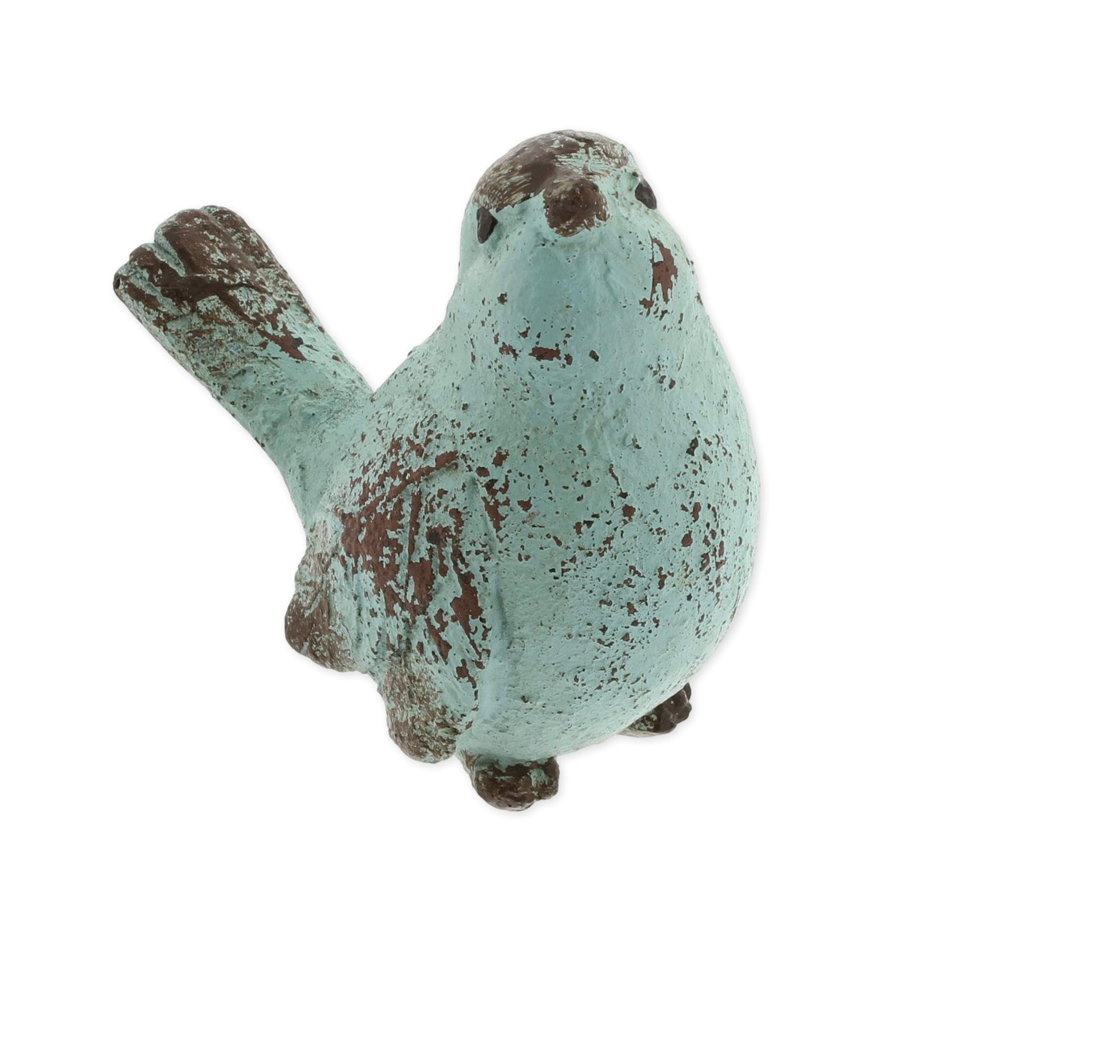 Amazon.com: The Bridge Collection Faux Rusted Bird Figurine- Knick