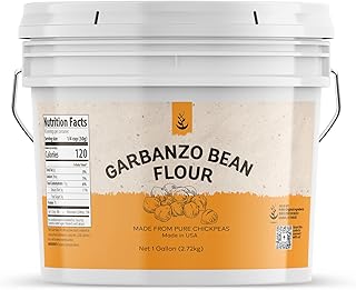 Pure Original Ingredients Garbanzo Bean Flour (1 Gallon) Gluten Free Chi...