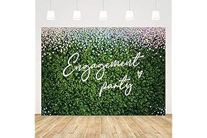 Stunning Greenery Engagement Backdrop for Captivating Photos