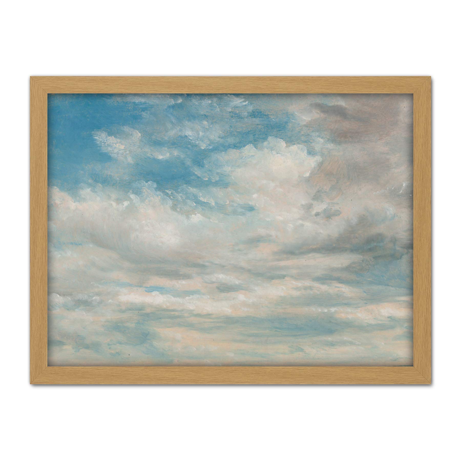 John Constable Clouds Large Framed Art Print Poster Wall Decor 18x24
