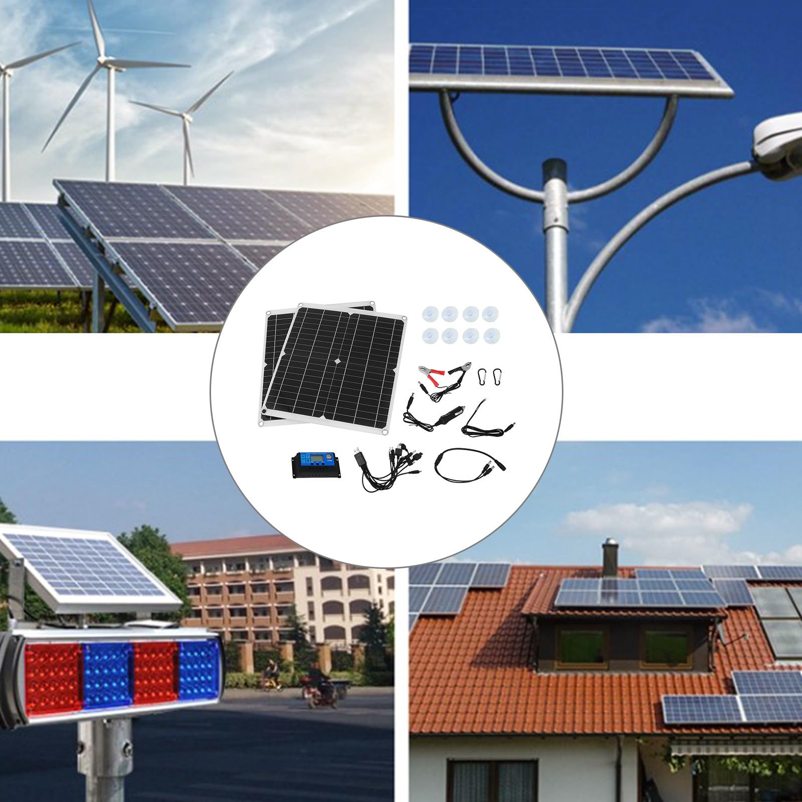 Kit Pannello Solare Portatile 300w in Silicio Monocristallino