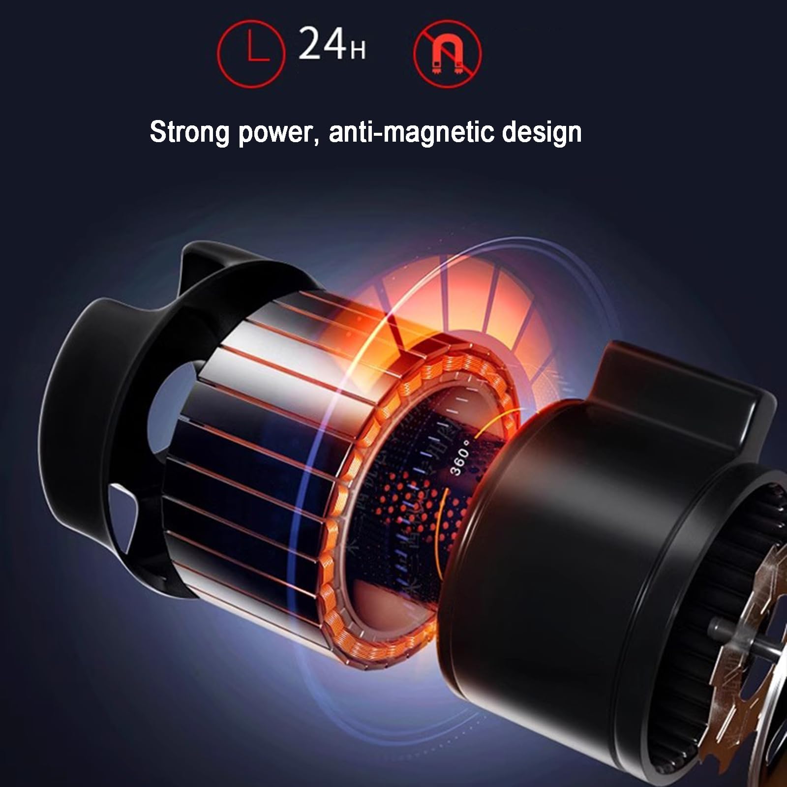 Generisch Einzel-Uhrenbeweger for Automatikuhren – geräuschloser Motor, Stromversorgung über Batterie und Netzteil, mit 3 Steuermodi, 2 Kissen, leicht zu tragen
