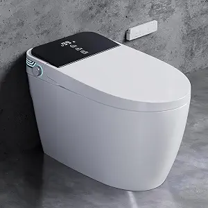 Smart Toilet with Bidet, Dual Flush, Auto Open/Close, Heated Seat & Warm Water