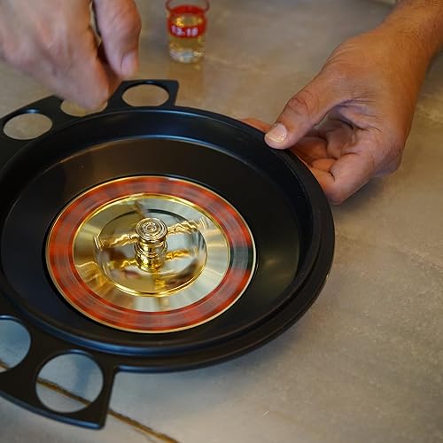 Miniatura 8 de Ruleta de vidrio de tiro novedoso regalo para fiesta de bebida 16 unidades rojonegro FON-10046 de Fairly Odd Novelties Juegos para adultos para