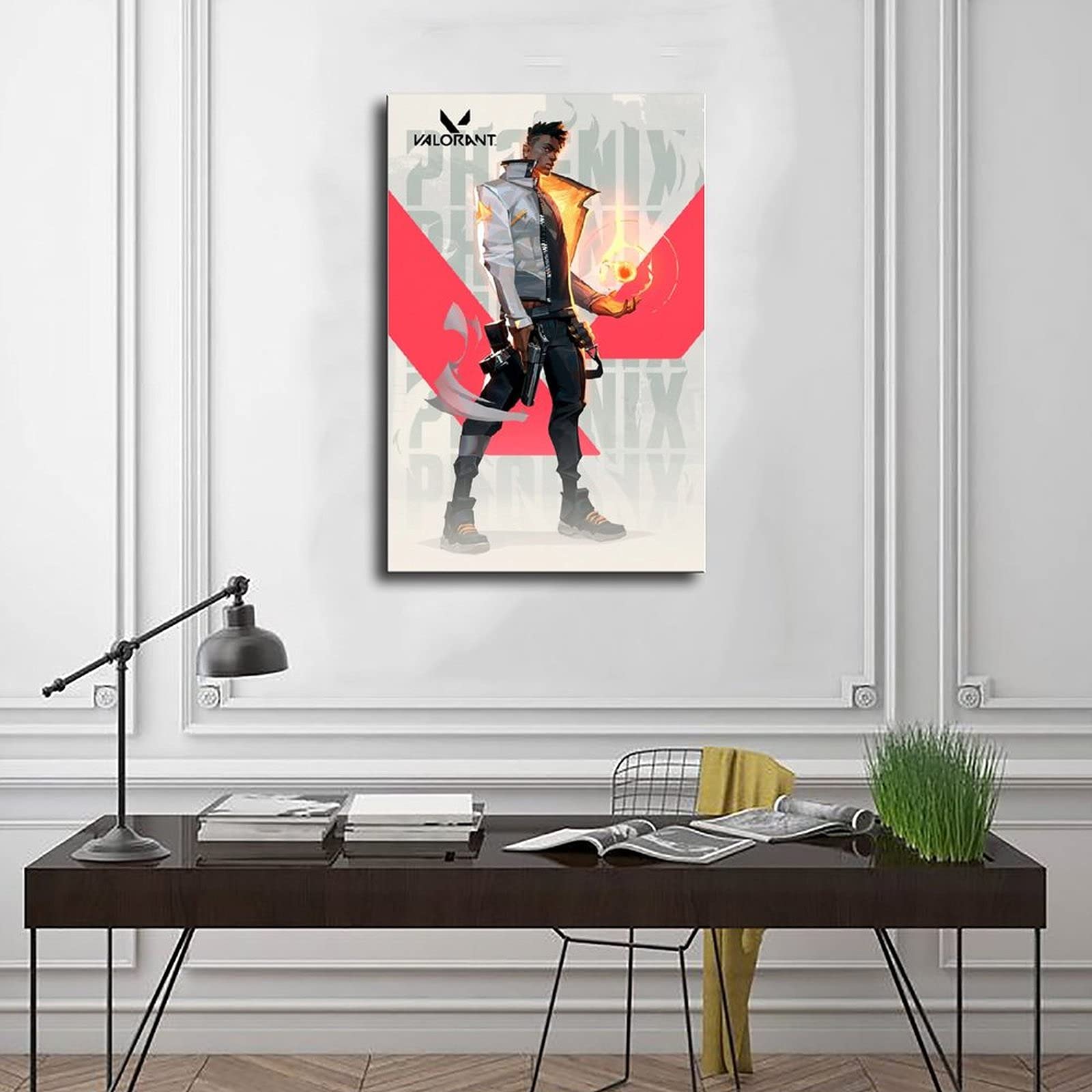 GeRRiTL Poster Tapisserie Valorant - Grand Fond Mural 100x70 Cm Pour Chambre Et Salon