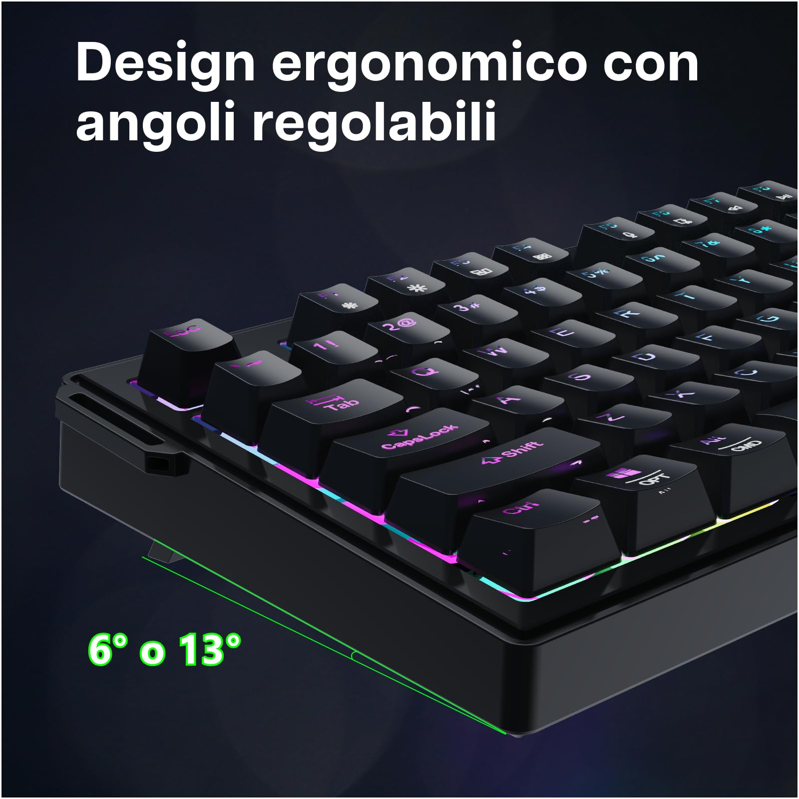 MMOBIEL Tastiera Meccanica per Stream Deck Tastiera QWERTY Hot-Swappable con Retroilluminazione RGB, 6 Tasti Macro LCD Programmabili e 3 Manopole per OBS, Streaming, Editing – per Windows/macOS