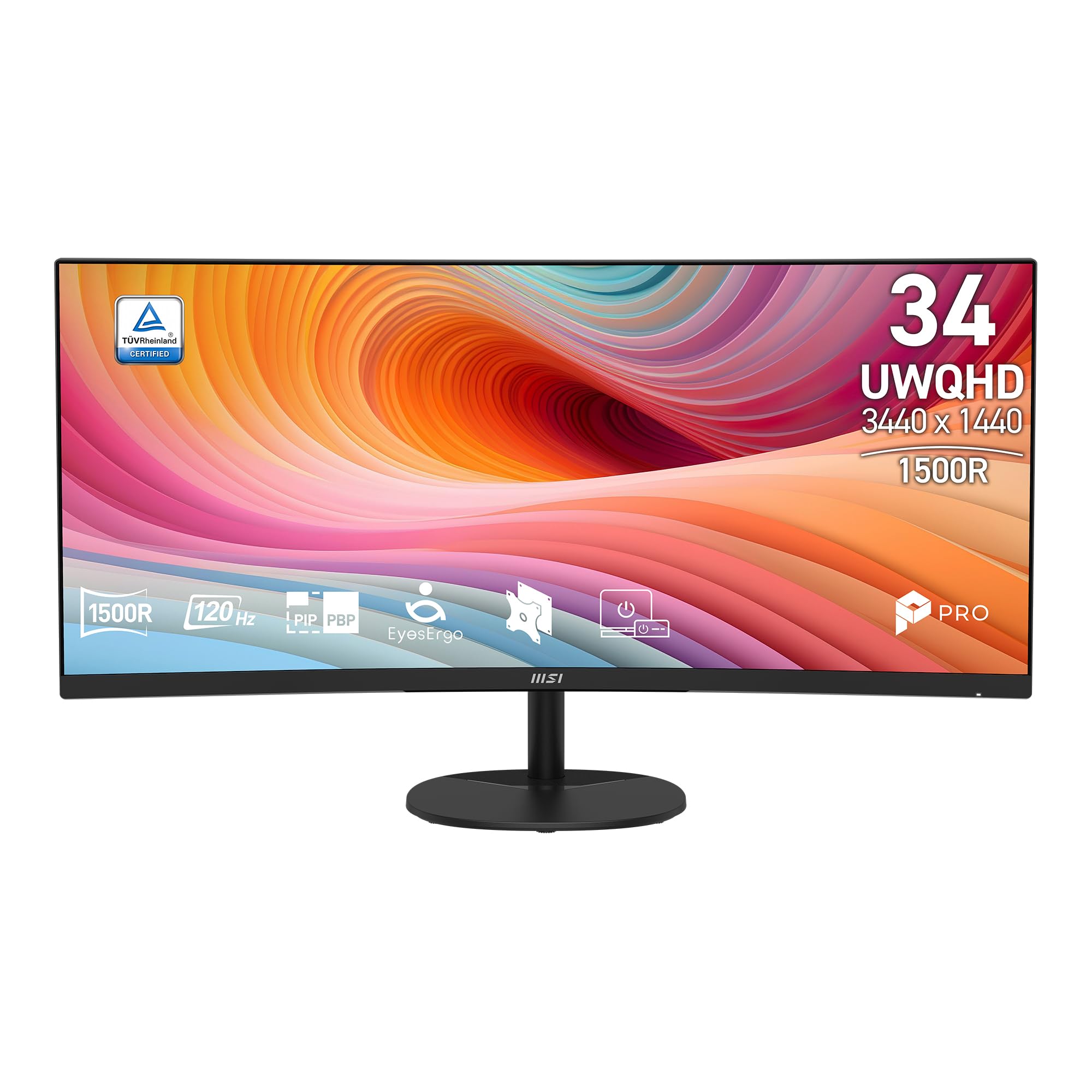Amazon.com: msi PRO MP341CQ E12 34-inch VA 3440 x 1440(UWQHD