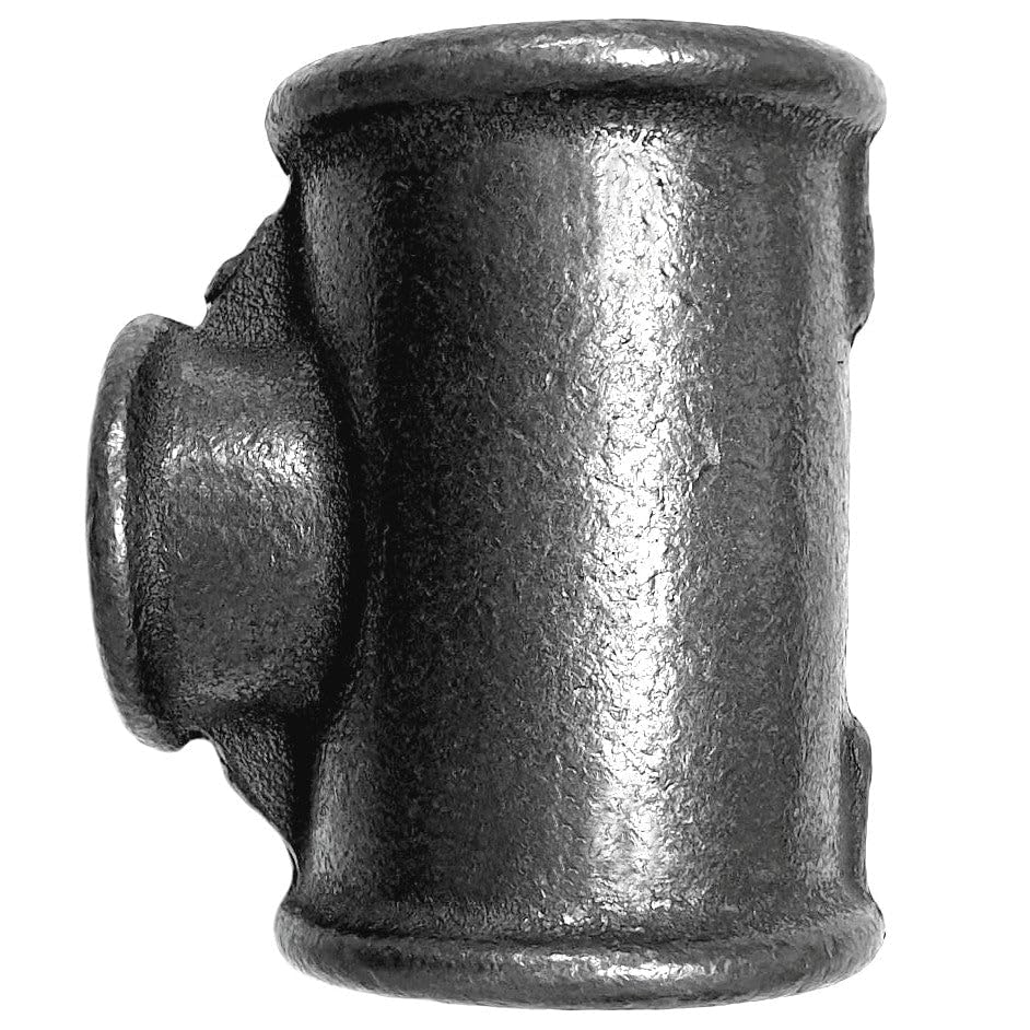 Home Invasion - Trójnik redukcyjny - Czarne żeliwo - Ciemnoszary - 2''1/2 x 2'' x 2''1/2-66x76 x 50x60 x 66x76 mm