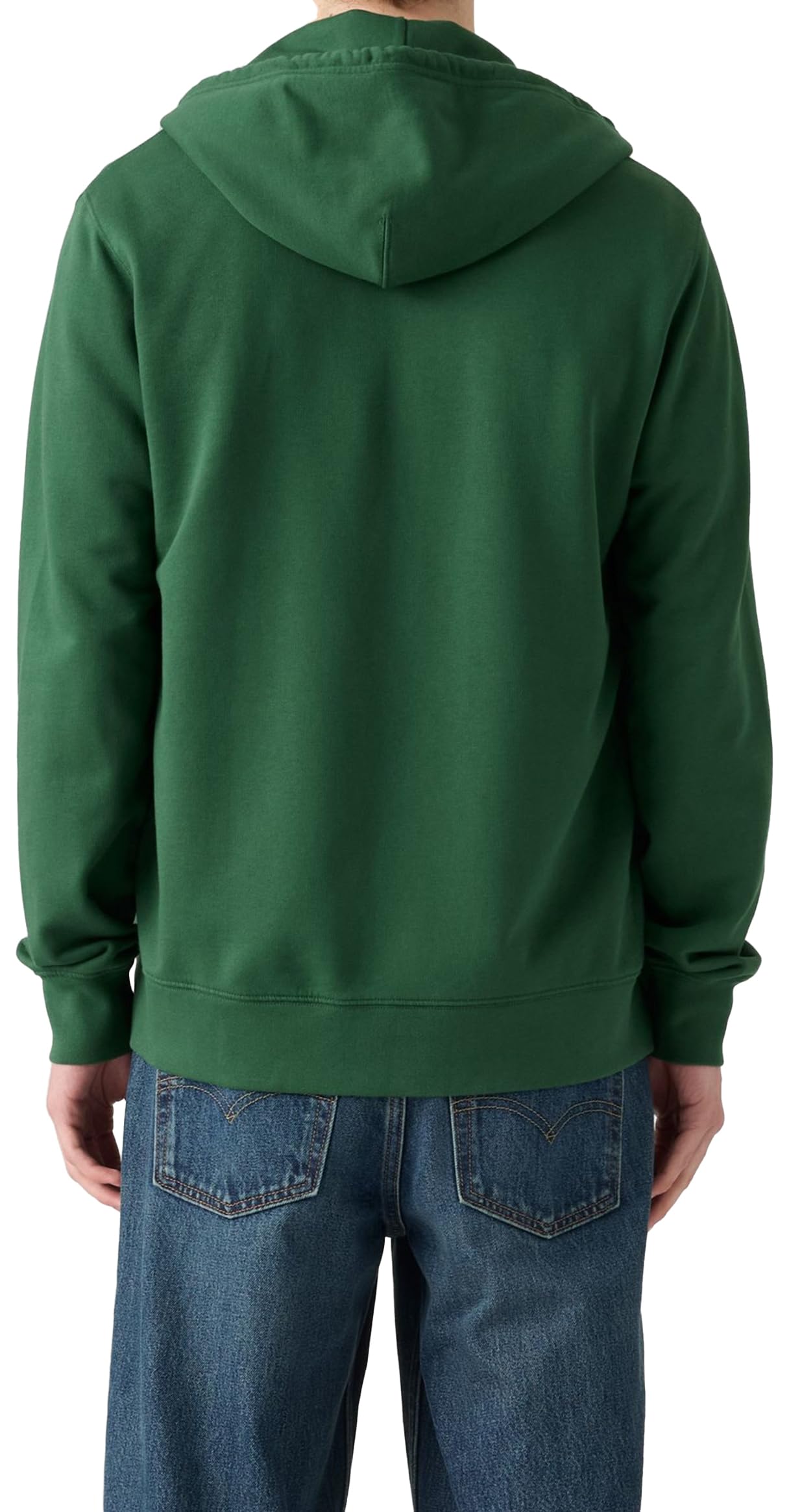 Levi's The Original Hm Zip Up Dark Green, ciemnozielony, M