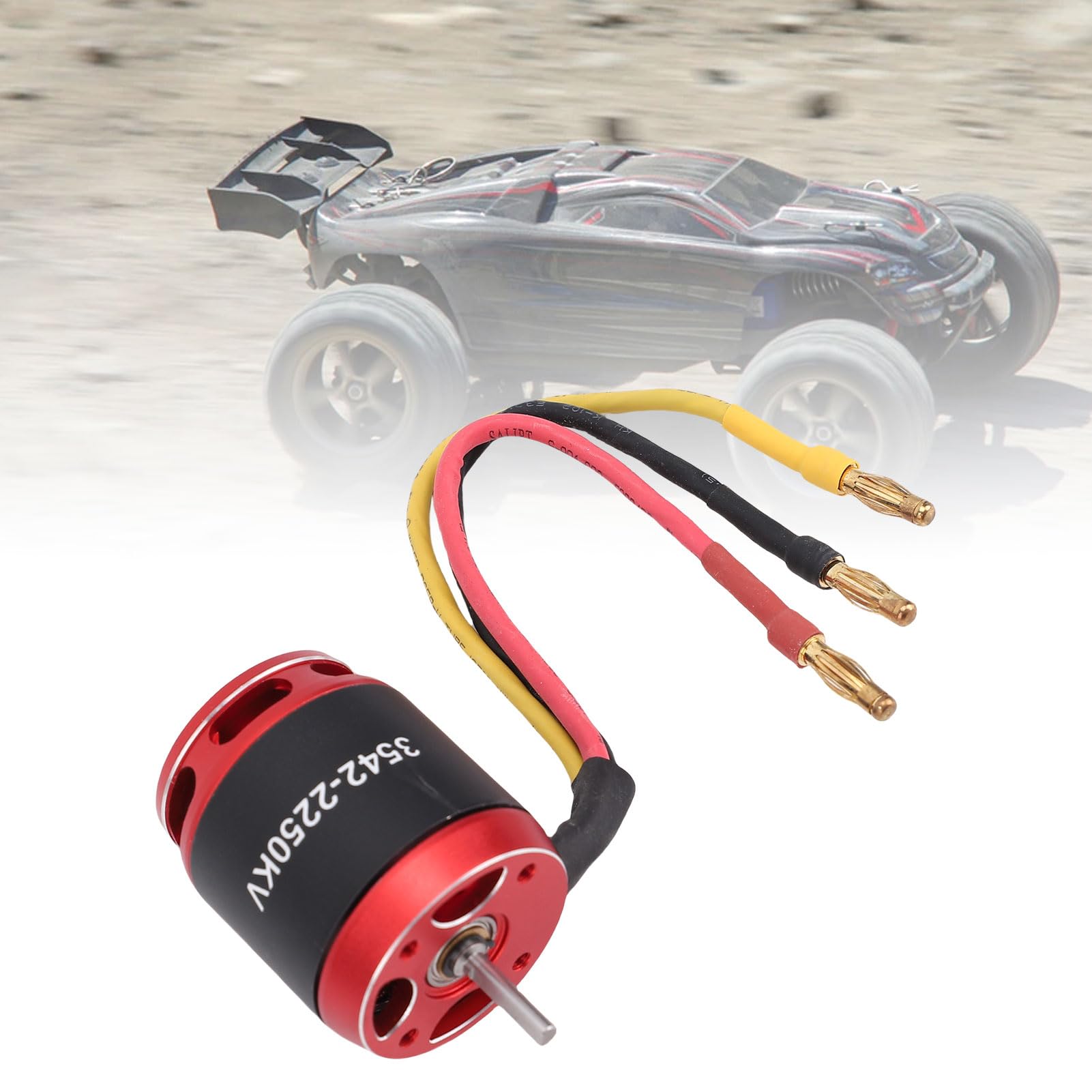 Pongnas Bezszczotkowy Silnik Outrunner 2250 KV i Zestaw ESC 80 A z gąsienicą RC Axial SCX10 /10 – Wstępnie Lutowany, Programowany Przez USB, Cichy System Dużej Mocy