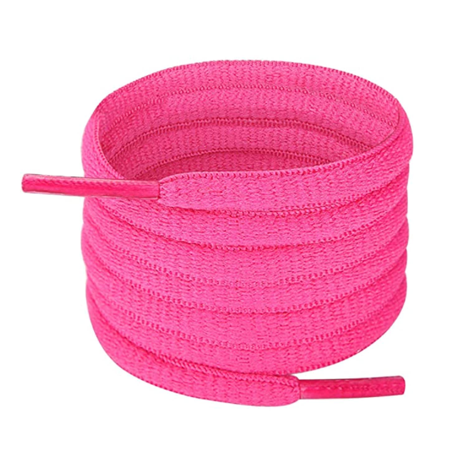 WISDOM Neon Pink Round Oval Shoe Lace 4 mm Thick Shoelace for Sport, Casual, Hiking, Sneaker Shoes & Boot (3 pair) (B091CTBMVS) Amazon Price History, Amazon Price Tracker