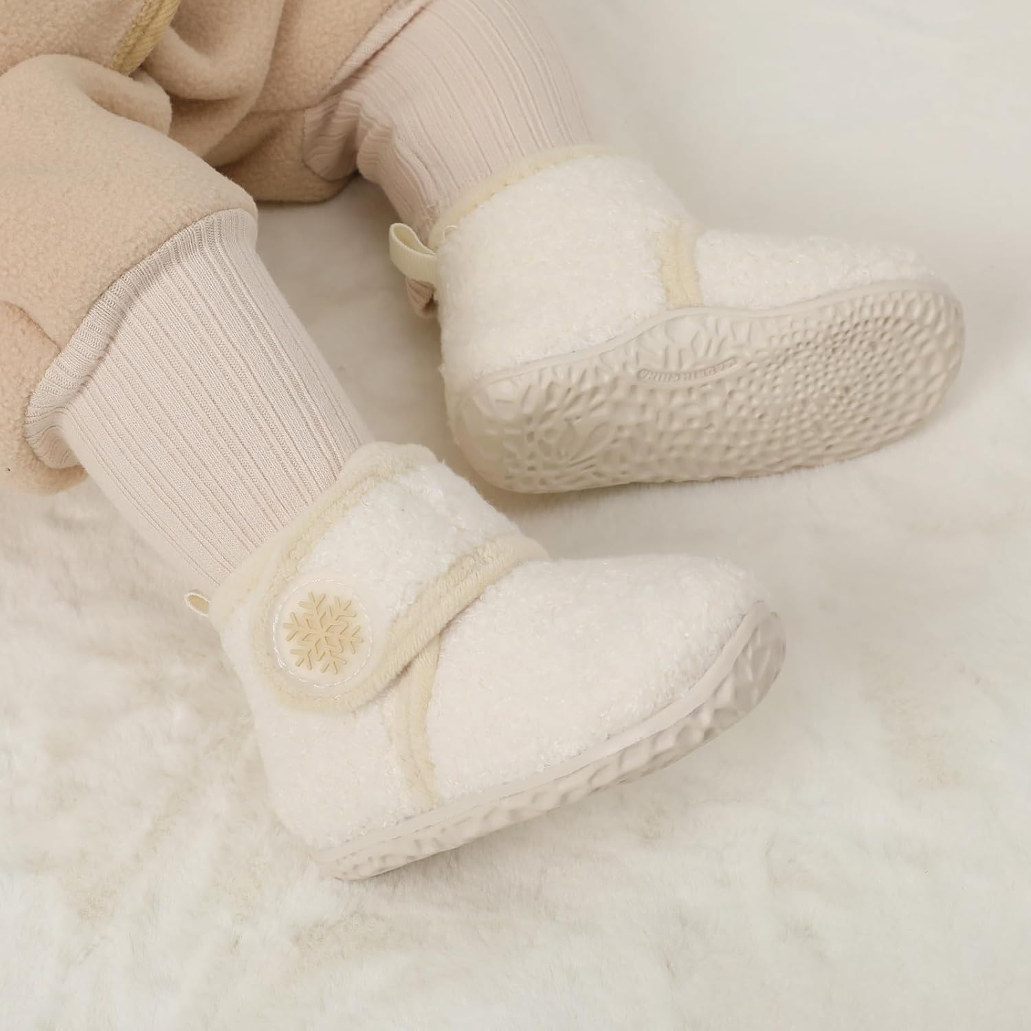 FEETCITY Baby Booties Girls Boys Infant Slippers First Walkers Shoes Warm Socks Newborn Crib Shoes - Image 6