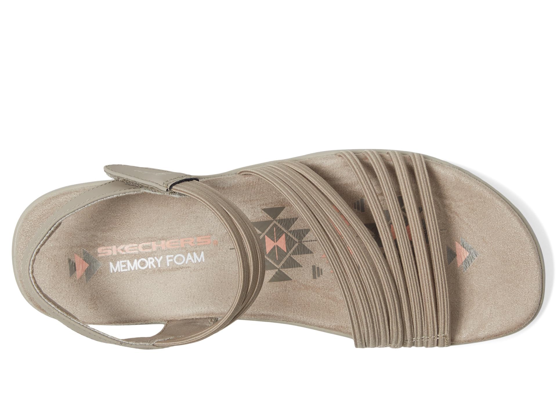 Skechers Reggae Slim - Coffee Run SandaliDonna
