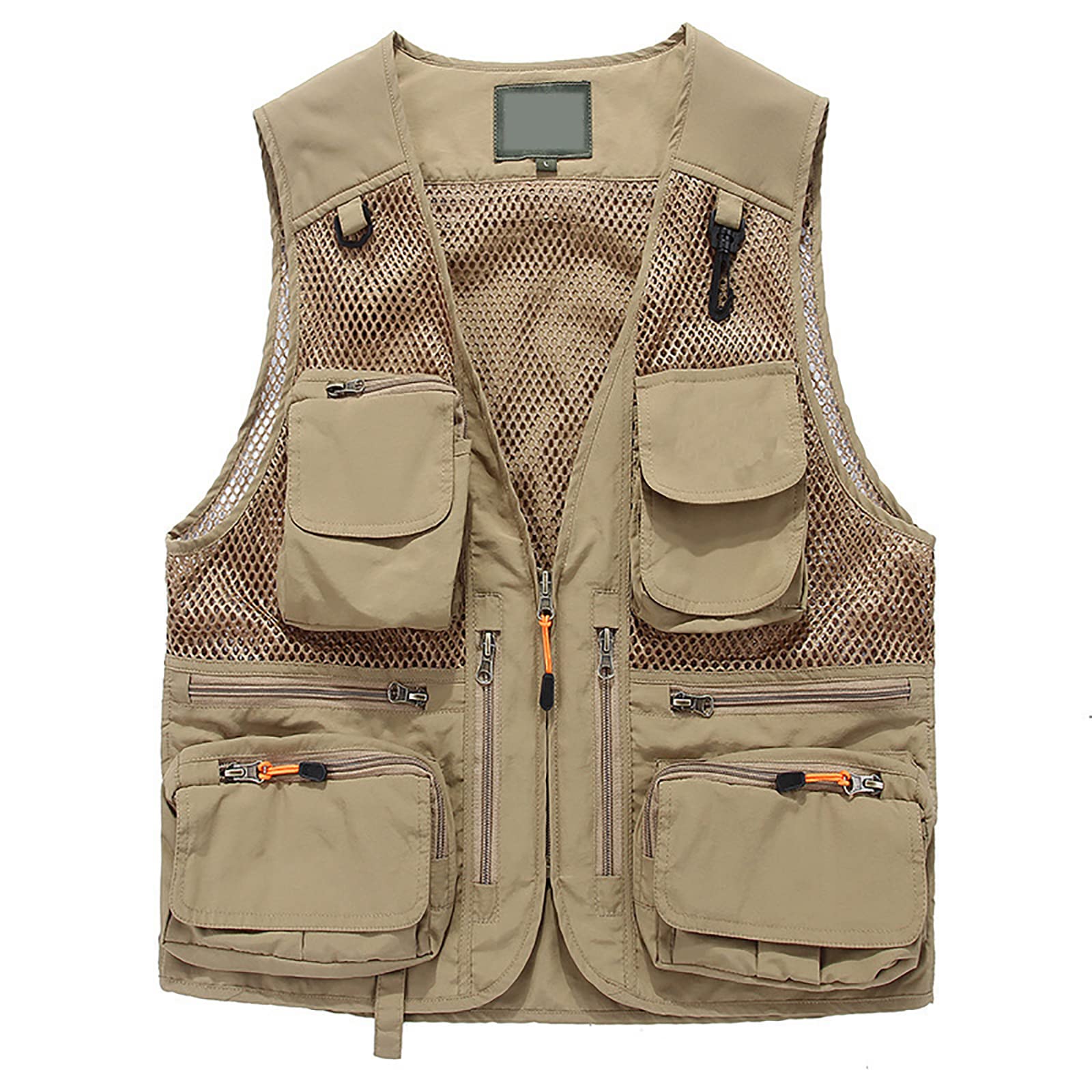 Fishing Vest with Mesh Back Multi-Tasca Gilet da Pesca a Mosca Senza Maniche per la Fotografia in Campeggio Escursionismo Uomo Donna Giubbino Pesca Unisex