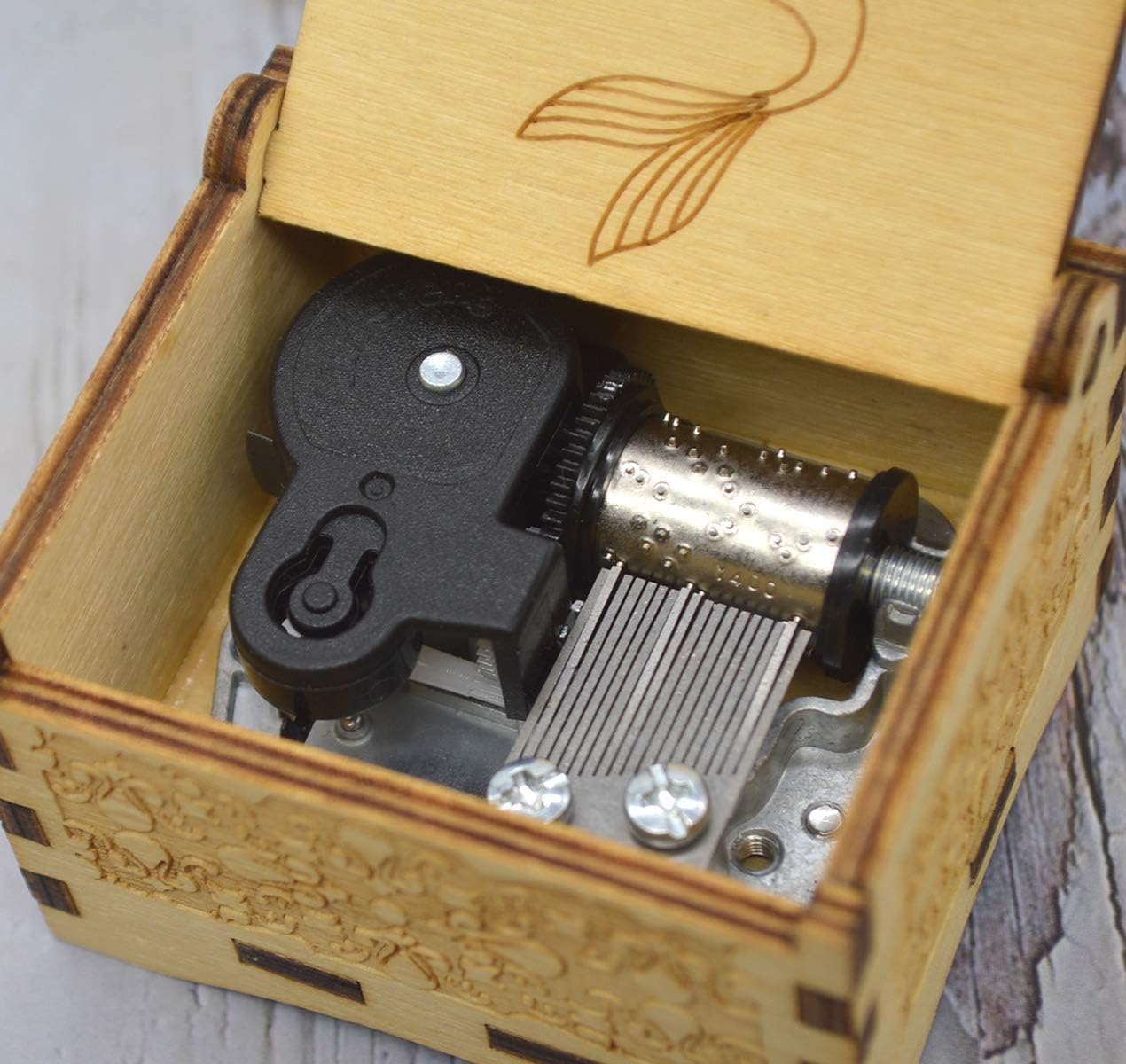 Sooharic Mermaid Music Box, Wind-up Mechanism, Cute Collection, Antique Carved Musicial Box Crafts (Wind-up) - Image 2