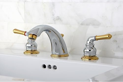 Miniatura 29 de Kingston Brass KB961 Magellan - Grifo de baño amplio, centro ajustable de 8 pulgadas, cromo pulido Cromo pulido,Cobrizo cepillado,Oil Rubbed