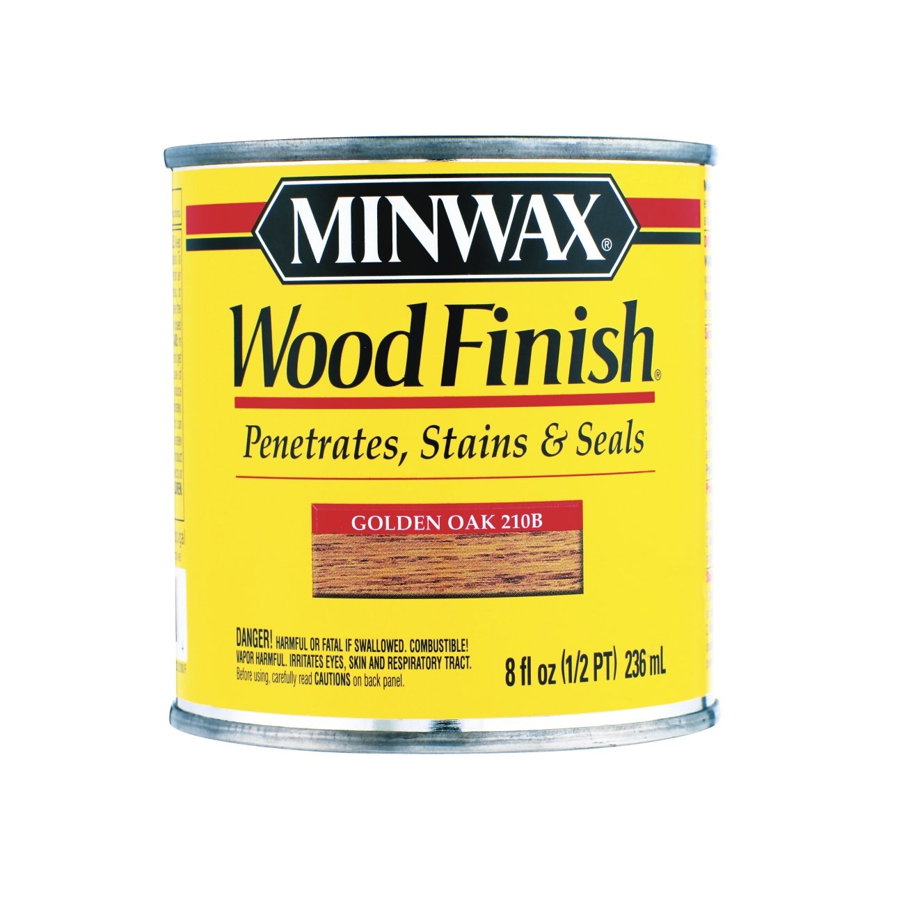 Minwax 22102 Wood Finish Golden Oak - Bejca Olejna do Drewna, Głębokie Nawilżenie i Ochrona, 236 ml, Szybkoschnąca