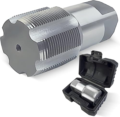 Miniatura 13 de Juego de machos de roscar NPT de 6 piezas, juego de machos de roscar NPT de acero al carbono de precisión para roscas limpias y precisas, 1", 3/4