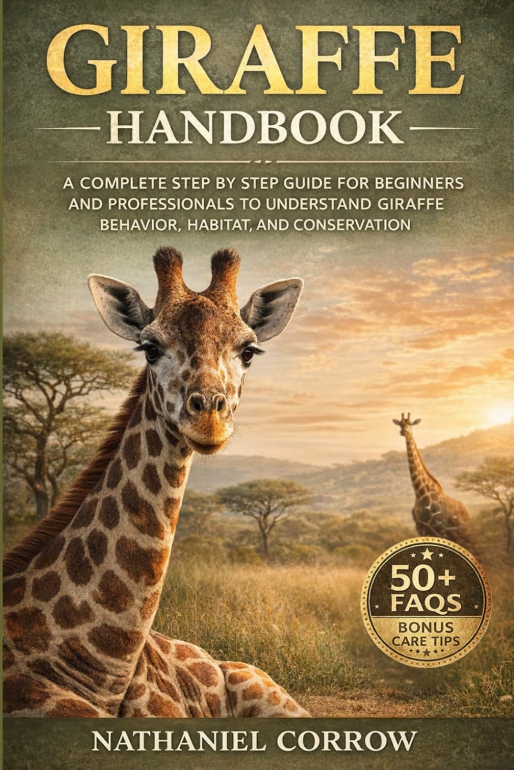 GIRAFFE HANDBOOK: A complete step by step guide for beginners and professionals to understand giraffe behavior habitat and conservation