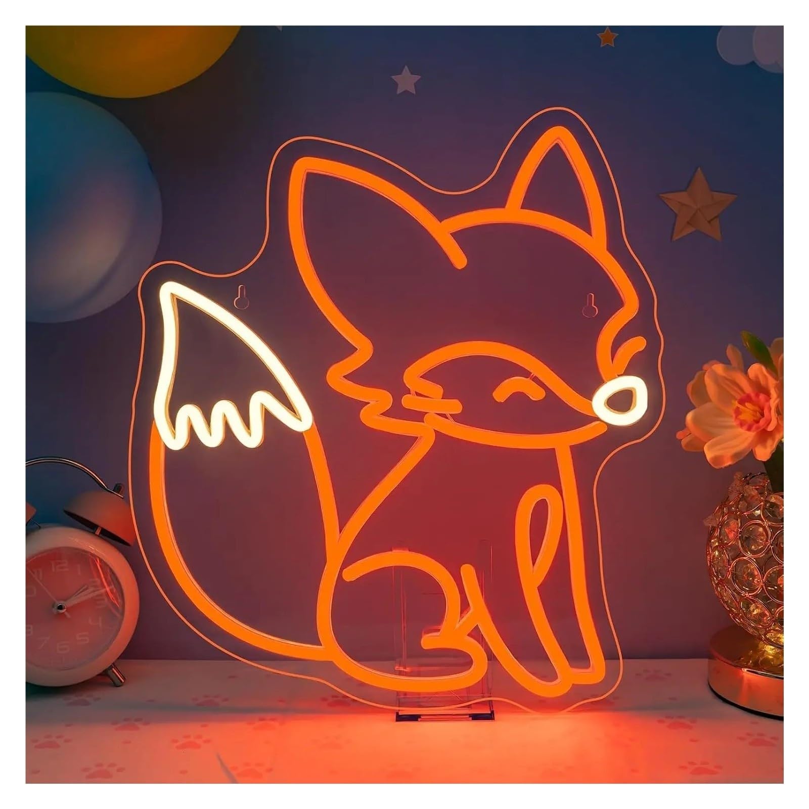 Insegna al Neon Insegna Al Neon LED Carina Fox