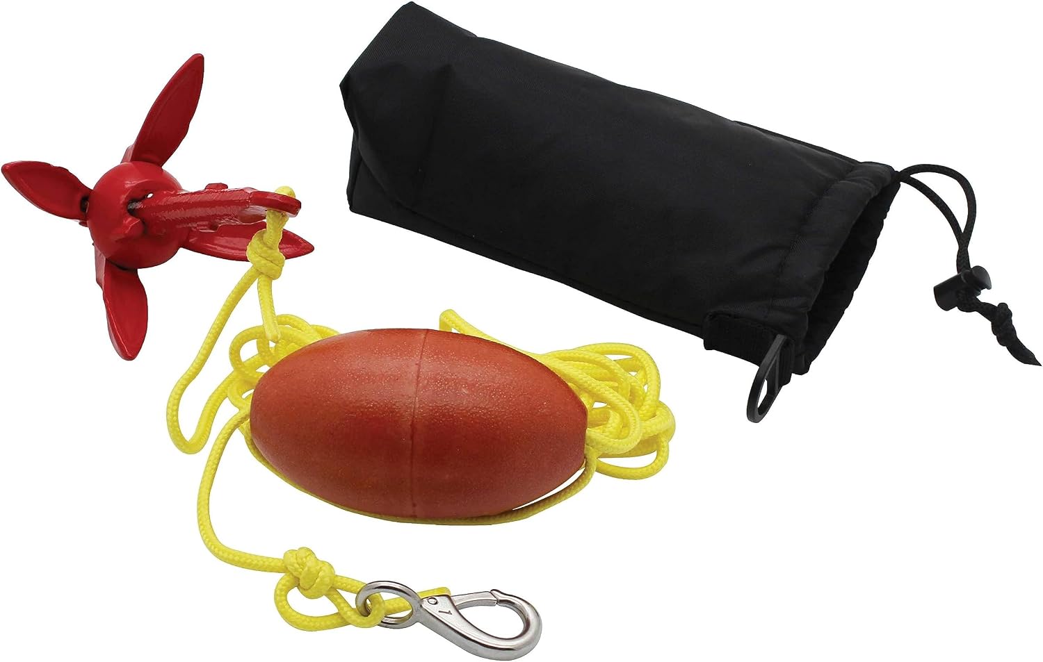 Extreme Max 3006.6782 BoatTector Complete Grapnel Anchor Kit for Paddleboard, SUP, Small Kayaks, Inflatables, and Other Lightweight Water Toys - 1.5 lbs.