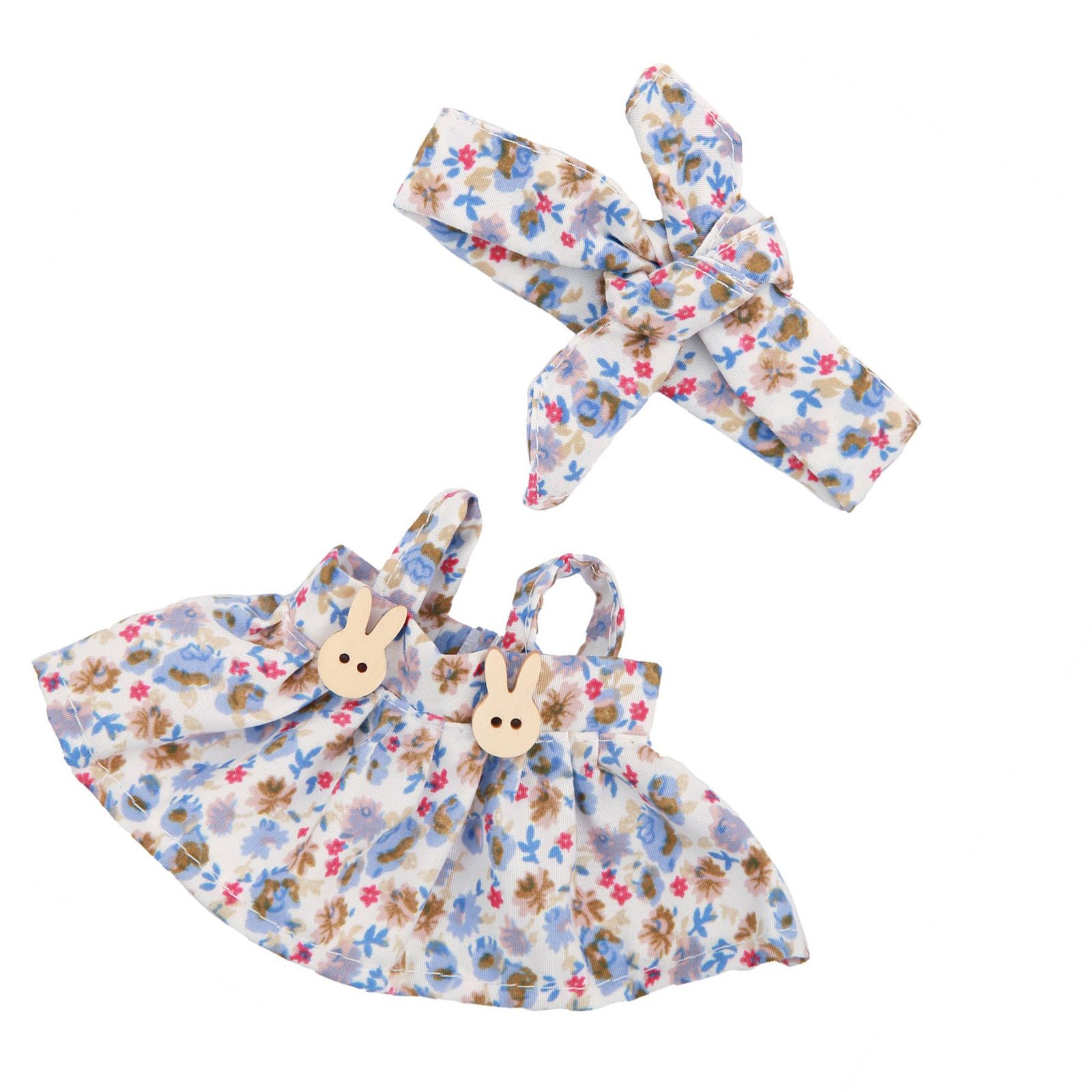 Kalttoy C Fashionable Doll Lothes For 17Cm Figure Dolls With Bowknot Hairband And Skirt Suitable For Adult Kids Doll Display Lothes Set