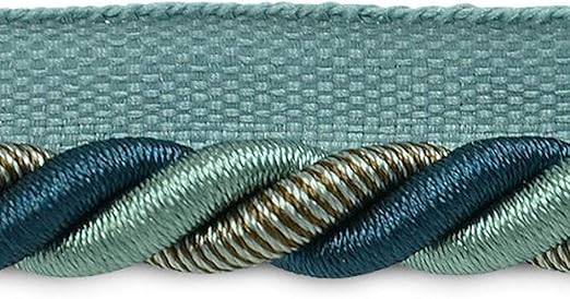 Charlotte Twisted Cord Trim By The Yard - 3/16 Inch Craft Trim For DIY & Home Decor (10 Yards)
