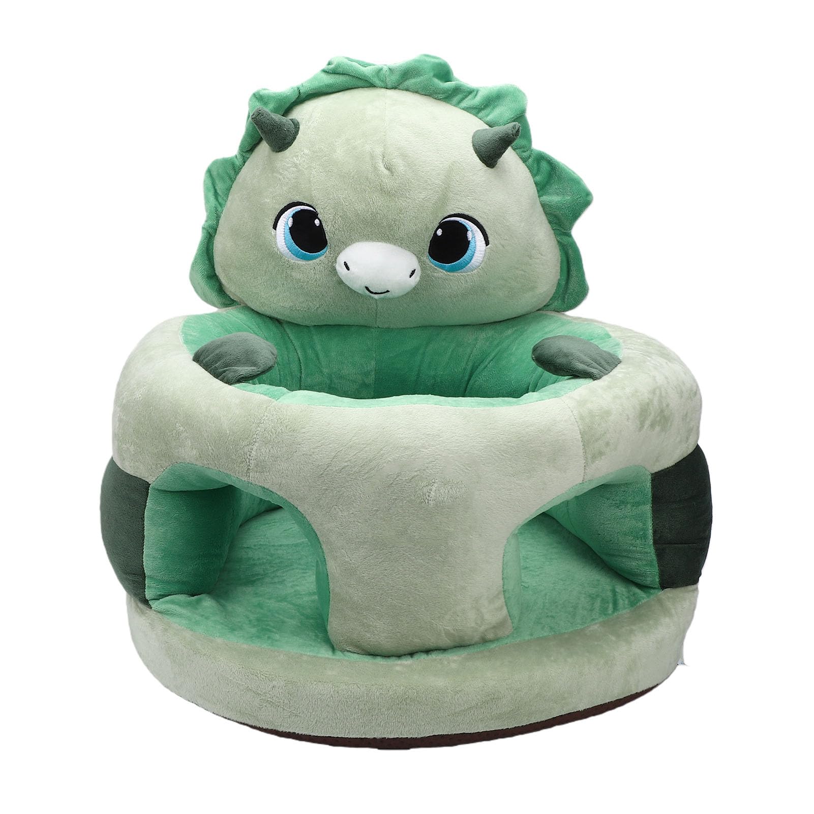 Tosuny Seggiolino da Terra per Bambino, Comodo Sedile con Supporto per lo Schienale in Morbido Peluche, Divano in Peluche con Animali dei Cartoni Animati per Bambino, Divano per Neonato con Fondo