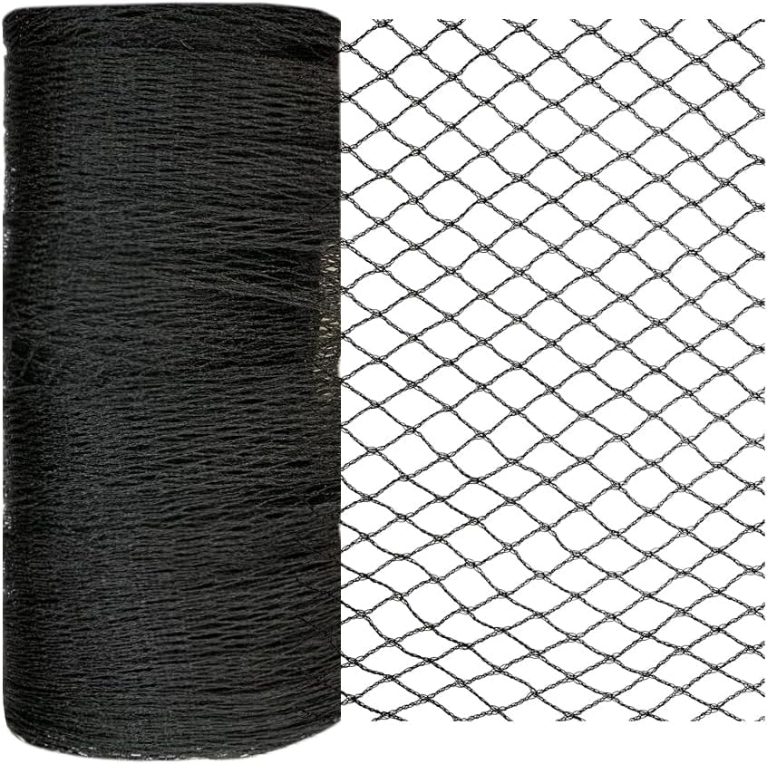 Junkogo Bird Netting 10x10 Ft, 1/2In Mesh Heavy Duty Garden...