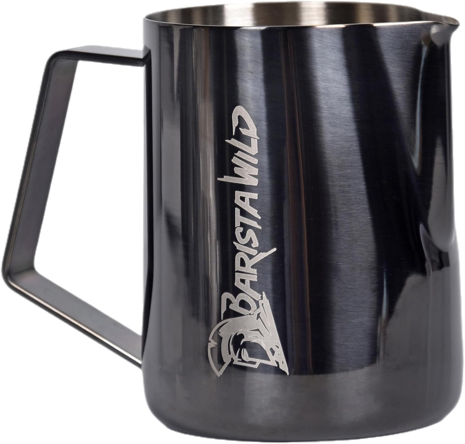 Milk Frothing Pitcher 14oz 450ml Milk Frother Cup Milk Steaming Pitcher Latte Art Cup 304 Stainless Steel for Cappuccino Precision Latte Barista Art UBENKAKU
